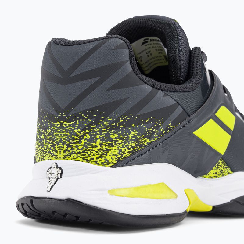 Babolat Propulse All Court vaikiški tamsiai pilki teniso bateliai 32S23478 9