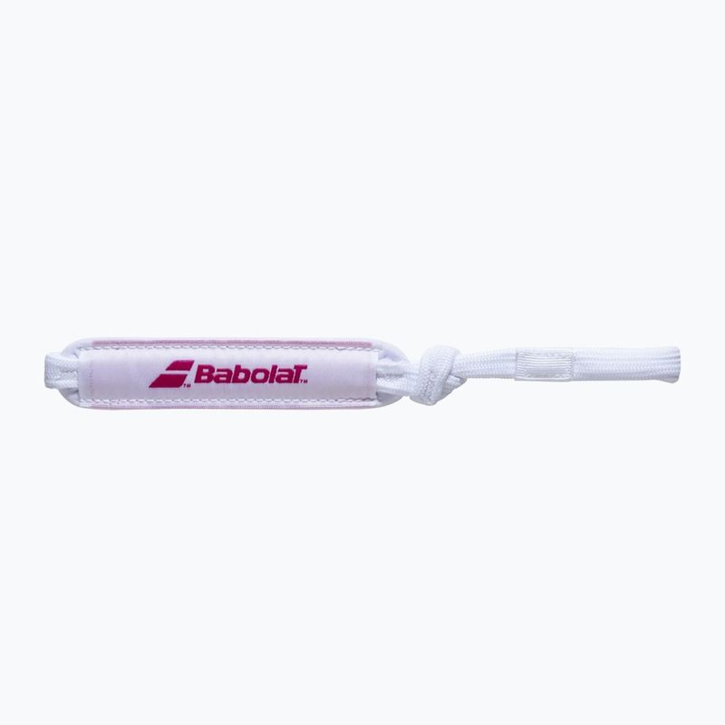 Riešo juosta Babolat Wrist Strap Padel white/ pink 2