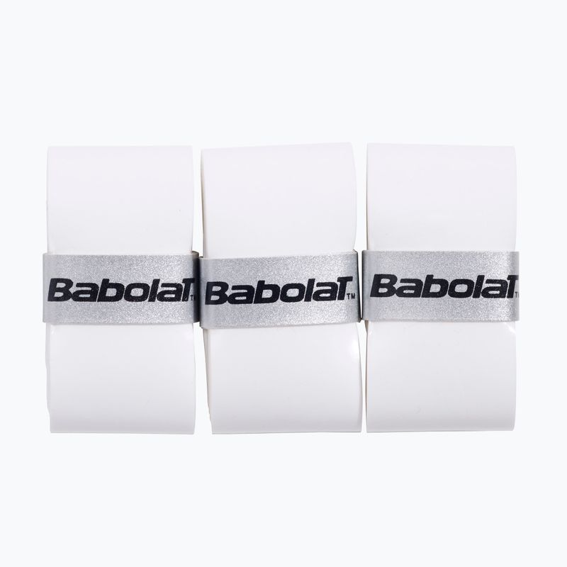 Teniso rakečių apvijos  Babolat Pro Tour 2.0 3 vnt. white 2