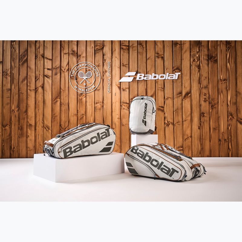 Teniso krepšys Babolat RH X9 Pure Wimbledon 73 l white 5