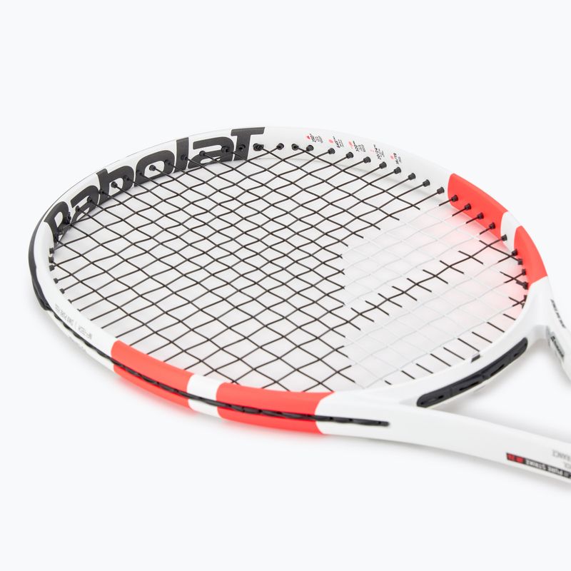 "Babolat Pure Strike Junior 26" balta/raudona/juoda vaikiška teniso raketė 5