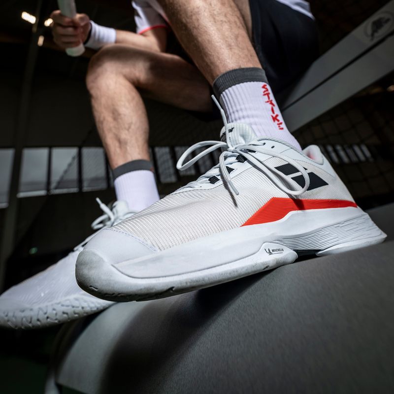 Vyriški teniso bateliai Babolat Jet Tere 2 All Court white/strike red 9