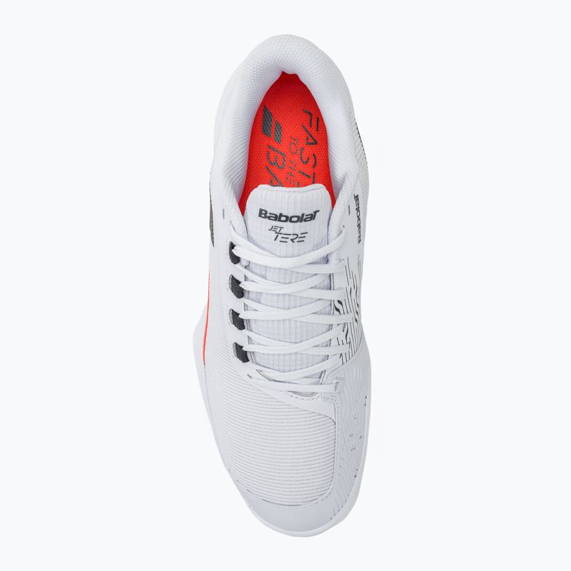 Vyriški teniso bateliai Babolat Jet Tere 2 All Court white/strike red 5