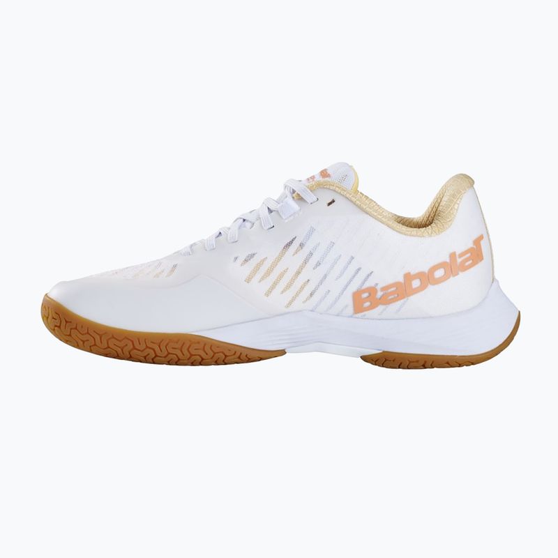 Moteriški badmintono batai Babolat Shadow Tour 5 W white/ yellow 10