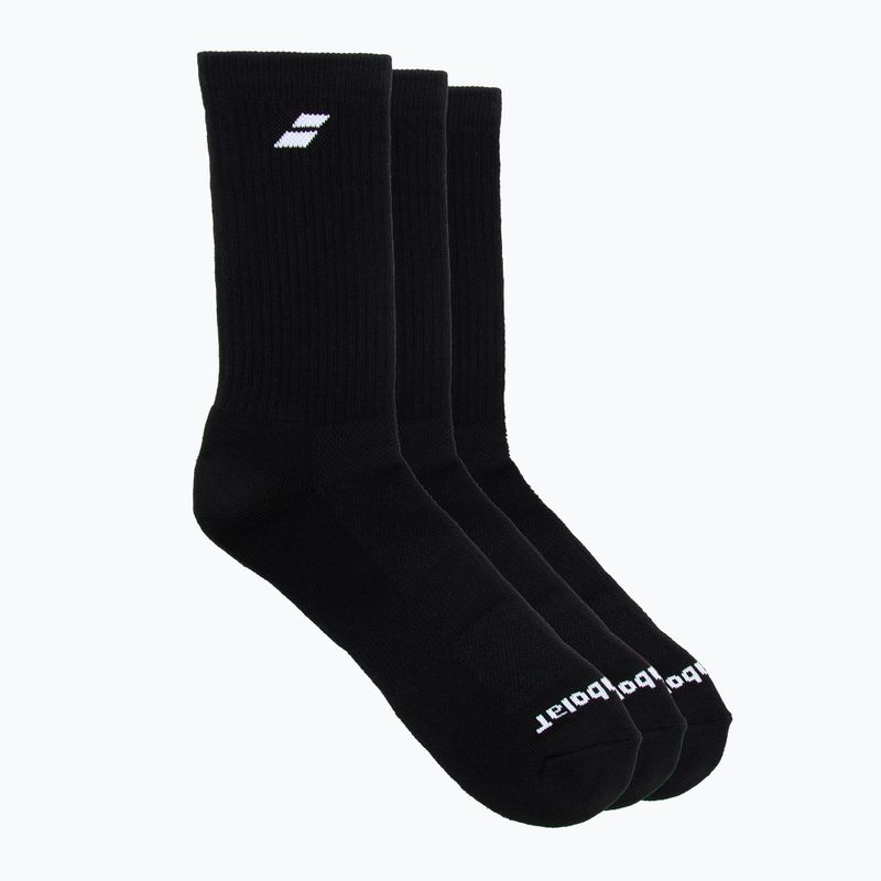 Kojinės Babolat 3 poros black/black