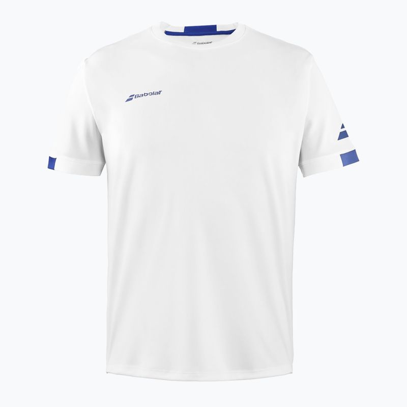 Vyriški marškinėliai Babolat Play Crew Neck white/white