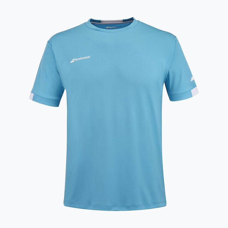 Vyriški marškinėliai Babolat Play Crew Neck cyan blue 8