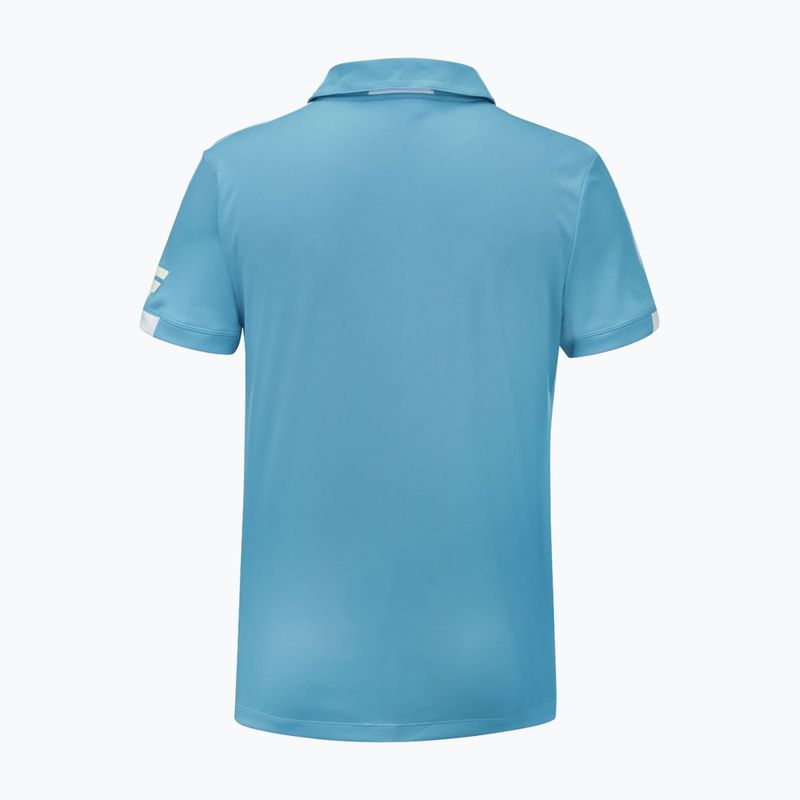 Vyriški polo marškinėliai Babolat Play cyan blue 2