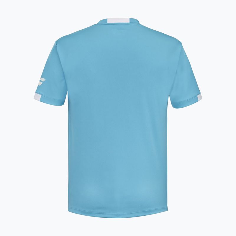 Vaikiški marškinėliai Babolat Play Crew Neck Jr cyan blue 2