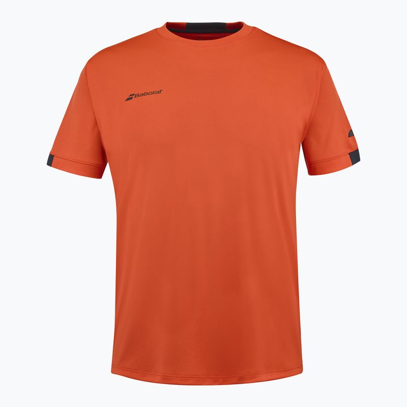 Vaikiški marškinėliai Babolat Play Crew Neck Jr fiesta red