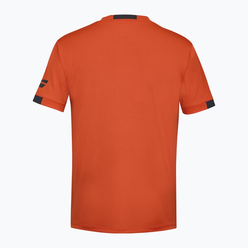 Vaikiški marškinėliai Babolat Play Crew Neck Jr fiesta red 2