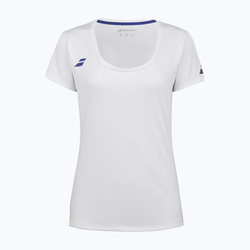 Vaikiški marškinėliai Babolat Play Cap Sleeve Top Jr white/white