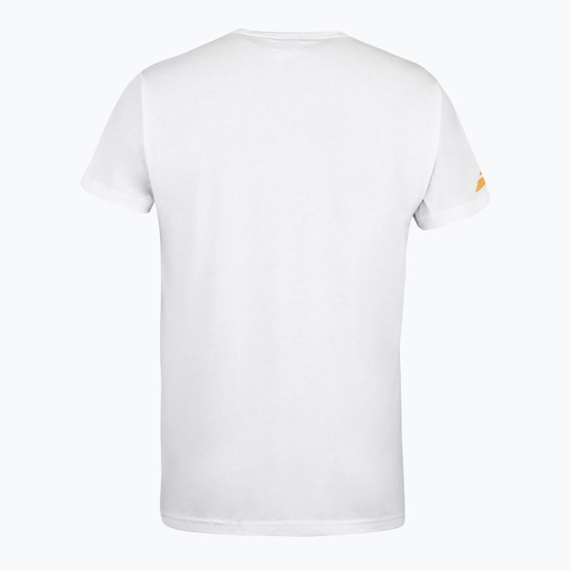 Babolat vyriški marškinėliai Exercise Message 1000 white/white 7