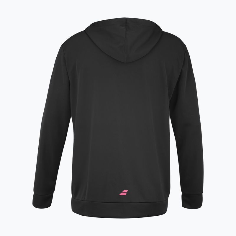 Vyriškas teniso džemperis Babolat Padel Hood Sweat black/black 2