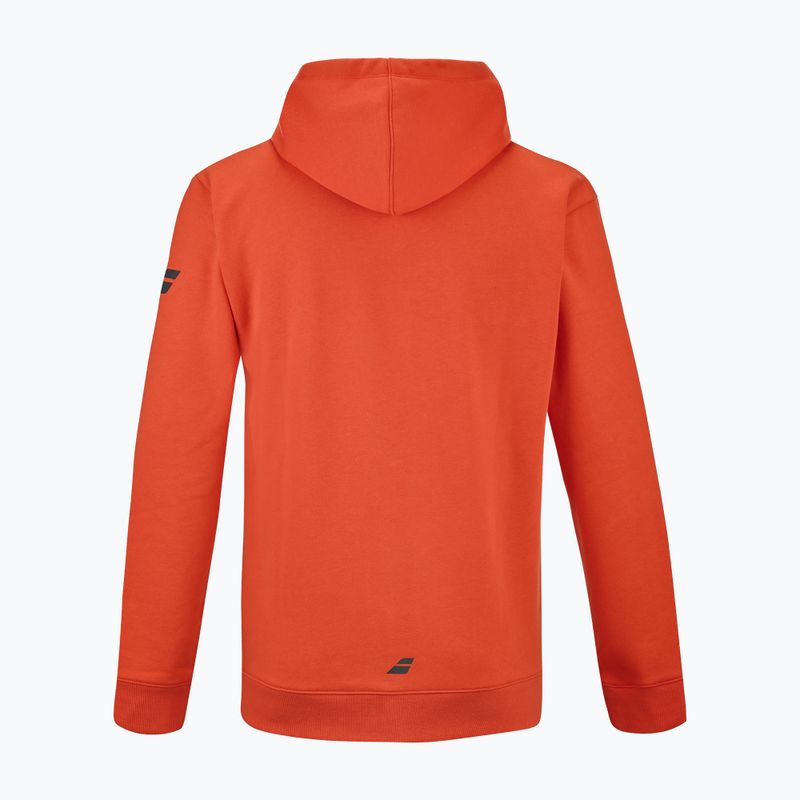 Vyriškas teniso džemperis Babolat Exercise Hood Sweat fiesta red 2