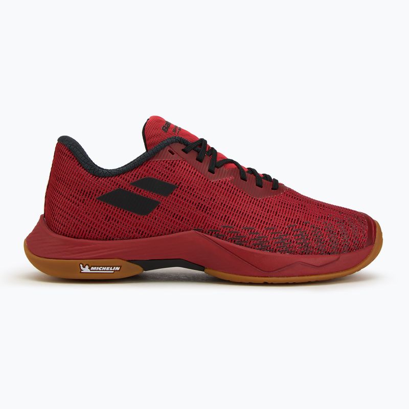 Vyriški badmintono batai Babolat Shadow Spirit 2 black/ poppy red 2