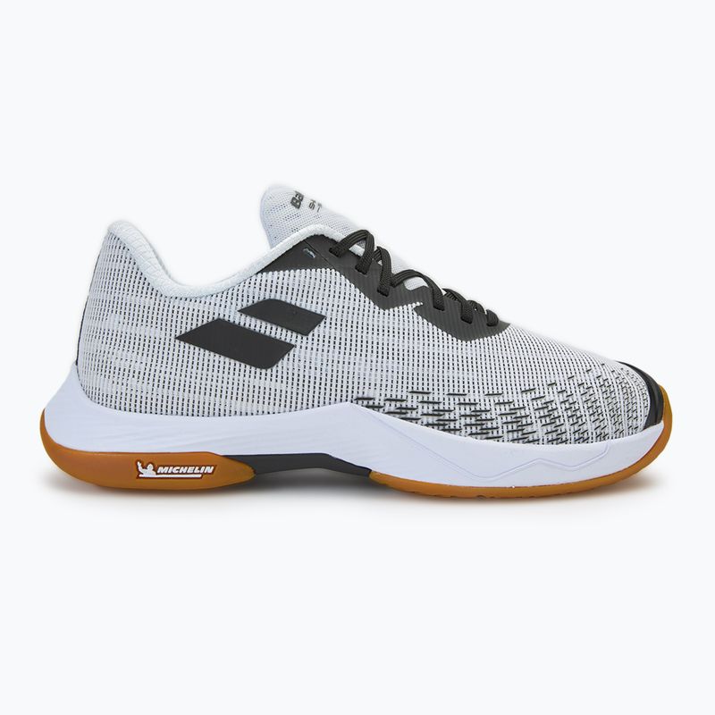 Vyriški badmintono bateliai Babolat Shadow Spirit 2 white/ black 2