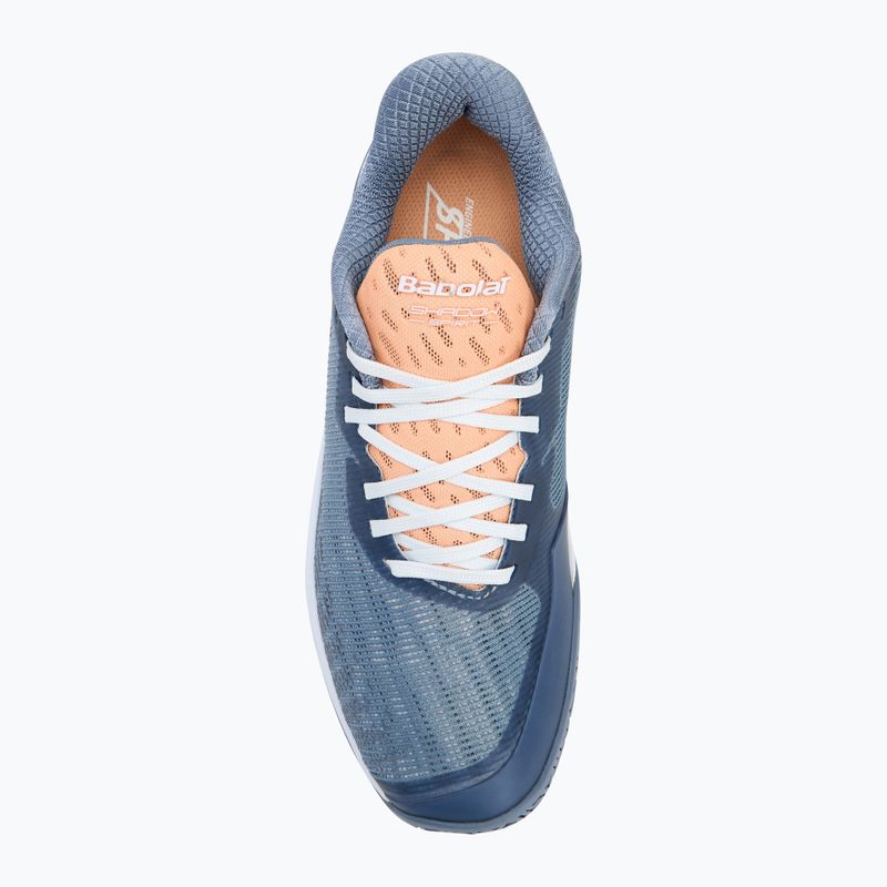 Moteriški badmintono bateliai Babolat Shadow Spirit 2 grey/ coral 5