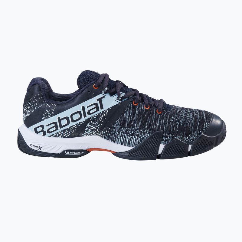 Vyriški padelio batai Babolat Movea black/ light blue 9
