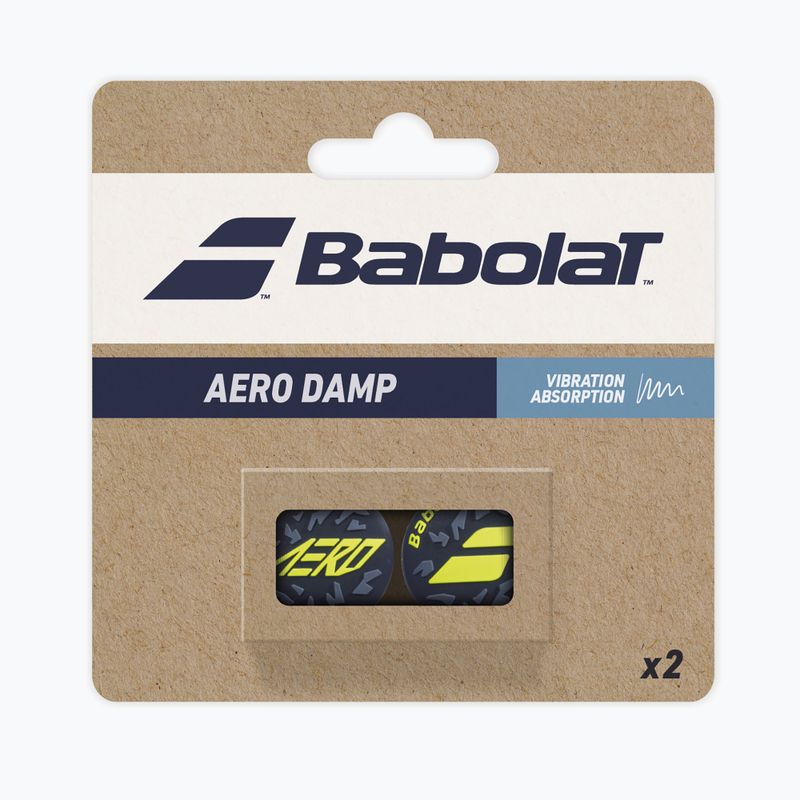 Vibracijos slopintuvas Babolat Aero Damp 2 vnt. grey/ yellow