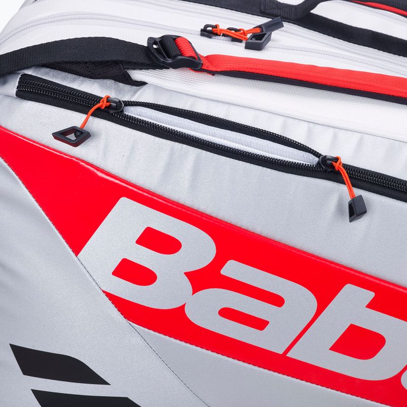 Padelio krepšys Babolat RH Pro Padel Juan Lebron 62 l white/ silver/ red 3