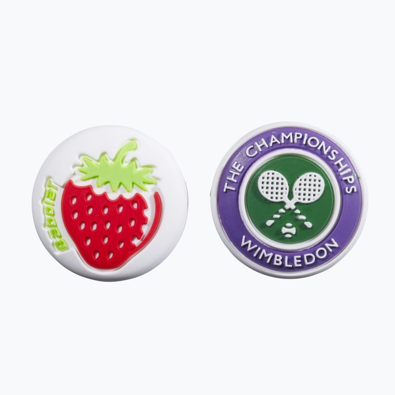 Triukšmą slopinantys įrenginiai Babolat Dampener Wimbledon 2 szt. white/red/green/blue
