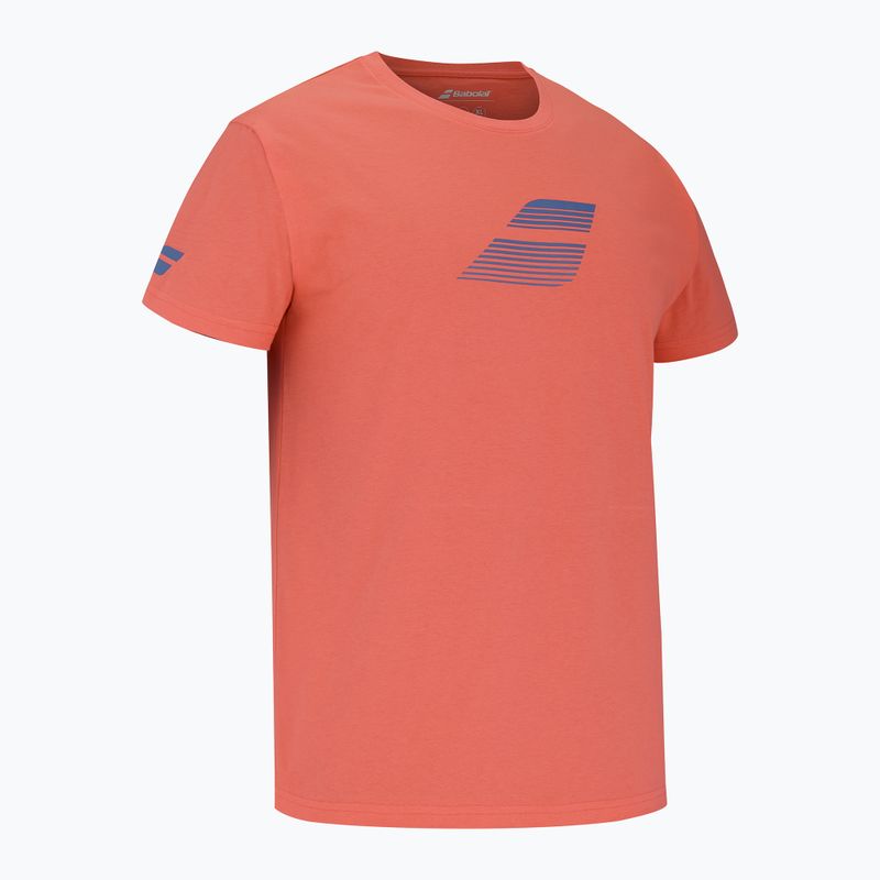 Vaikiški marškinėliai Babolat Exercise Cotton Jr hot coral 2