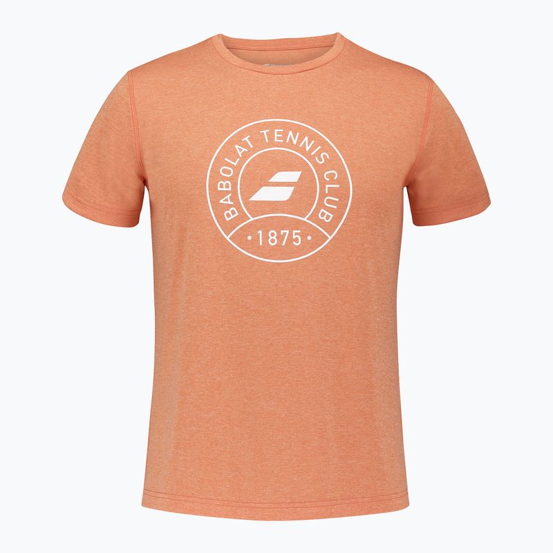 Vyriški marškiniai Babolat Exercise Graphic vibrant orange hthr