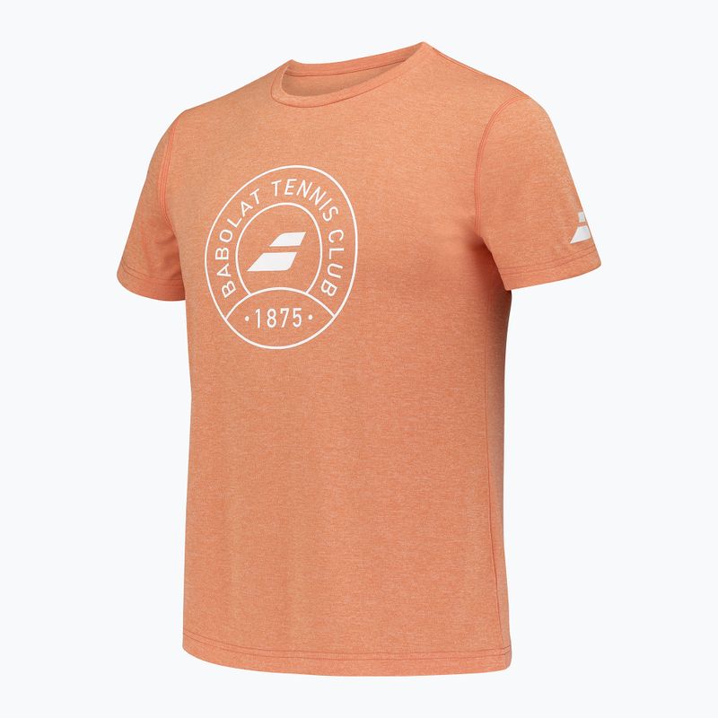 Vyriški marškiniai Babolat Exercise Graphic vibrant orange hthr 2
