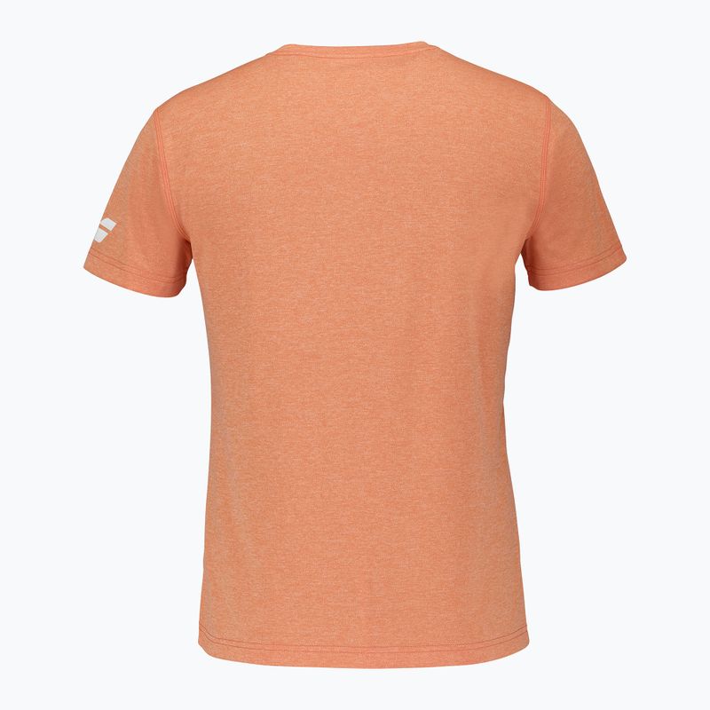 Vyriški marškiniai Babolat Exercise Graphic vibrant orange hthr 3