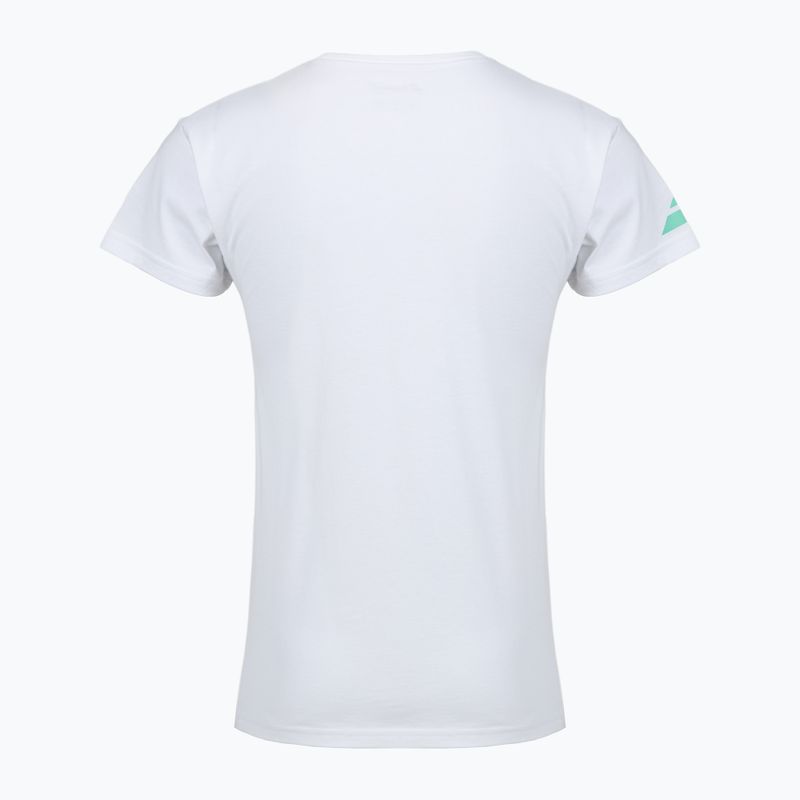 Vyriški marškiniai Babolat Exercise Big Flag white/white 2