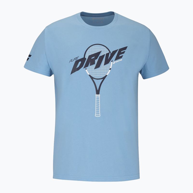 Vyriški marškiniai Babolat Drive Cotton drive heritage blue