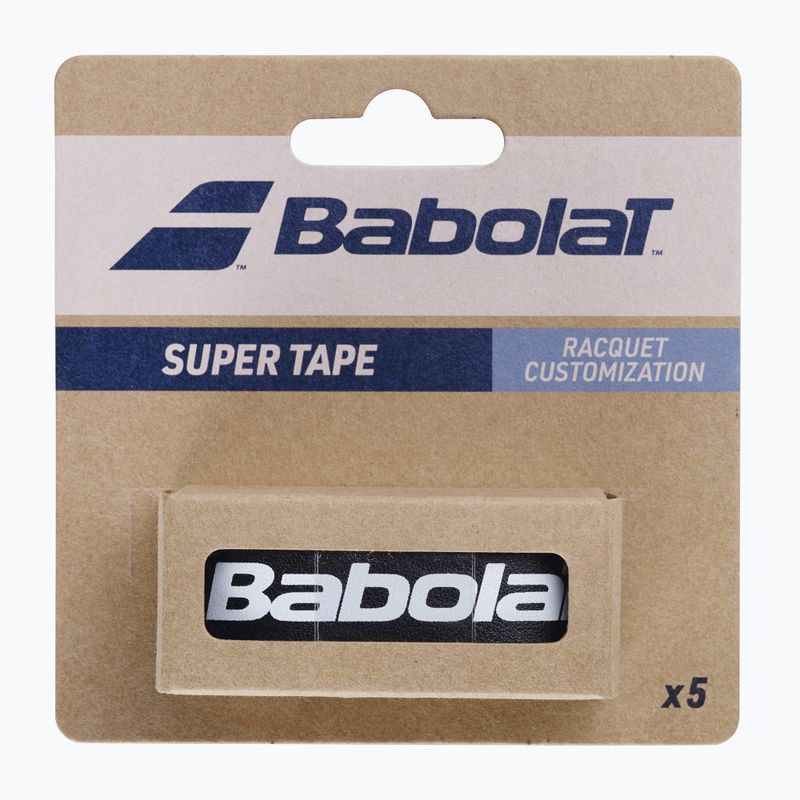 Raketės galvutės apsauginė juosta Babolat Super Tape X5 black