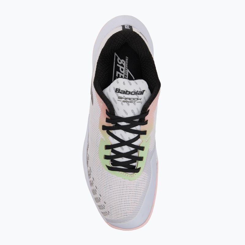 Badmintono bateliai Babolat Shadow Spirit 2 W white/white 5