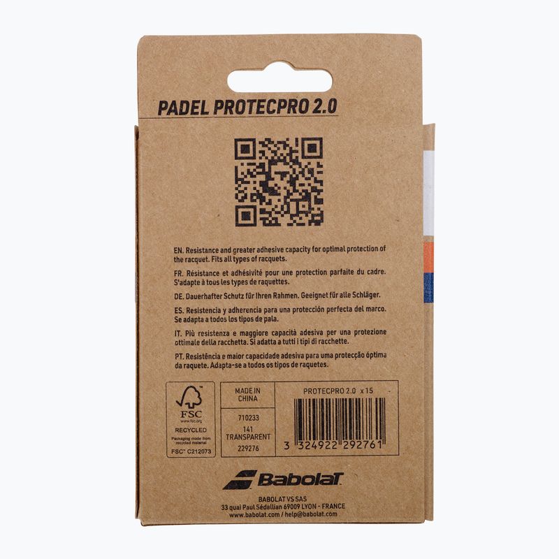 Apsauginė juosta Babolat Protecpro 2.0 X15 transparent 3