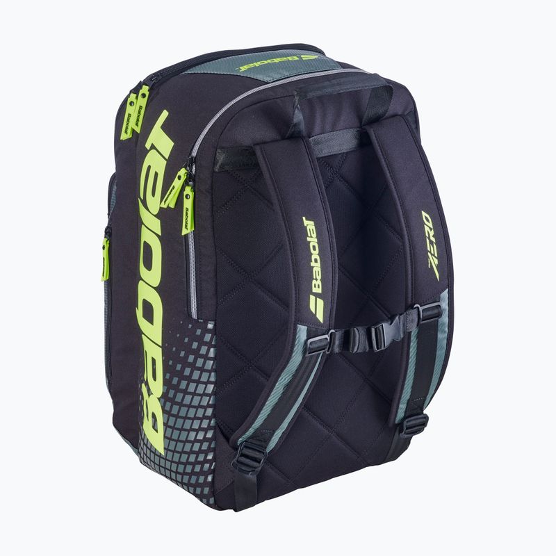 Teniso kuprinė Babolat Pure Aero 40 l metallic grey/black/fluo yellow 2