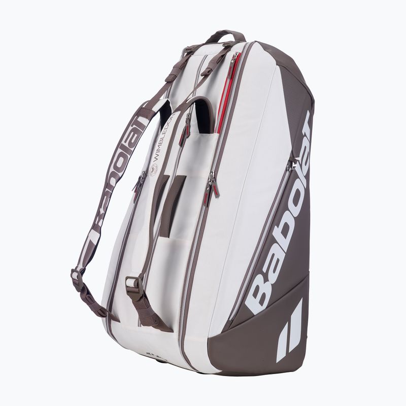 Teniso krepšys Babolat RH9 Pure Wimbledon 80 l white/dark beige 2