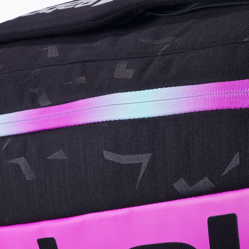 Krepšys padelio raketėms Babolat RH Pro Padel Juan Lebron black/purple/light green 5