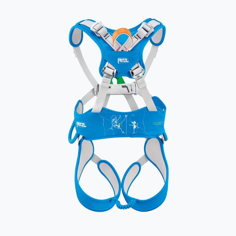 Vaikiškas laipiojimo įrangos diržas Petzl Gray/blue ouistiti 2