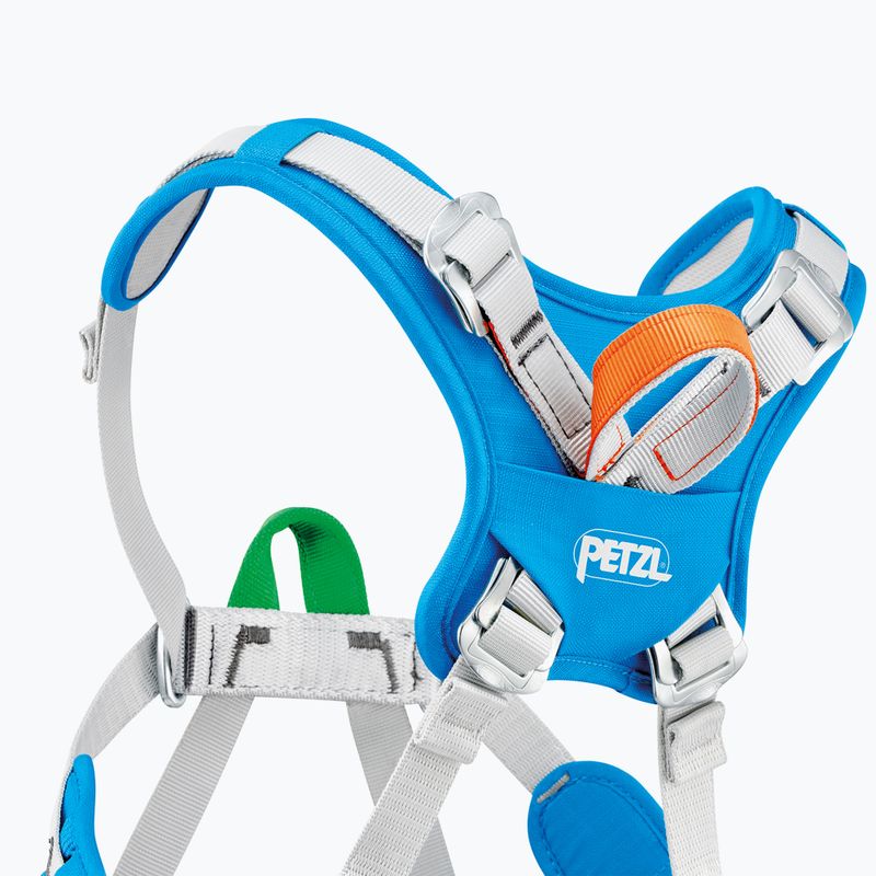 Vaikiškas laipiojimo įrangos diržas Petzl Gray/blue ouistiti 4