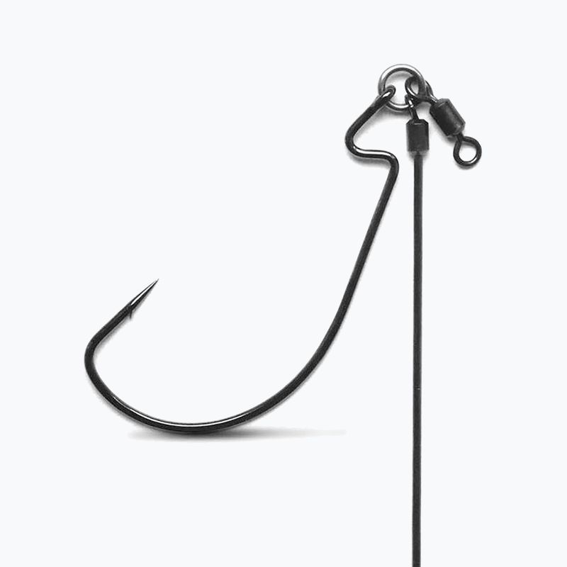 VMC Tokyo Rig Light spiningo kabliukai 7342TK 2 vnt. juodos spalvos AVM351025