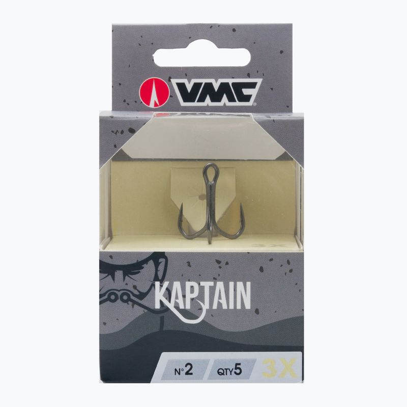 VMC Kaptain 3X žvejybinis inkaras 7557CT 5 vnt. Crystal AVM351242 3