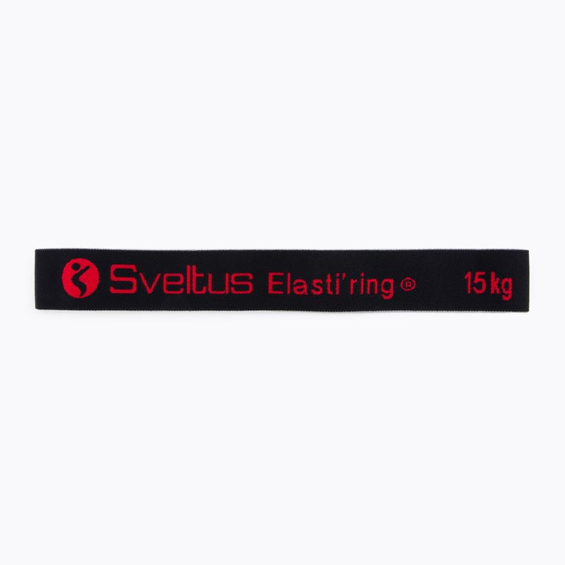 Sveltus Elasti'ring 15kg treniruočių guma juoda 0027