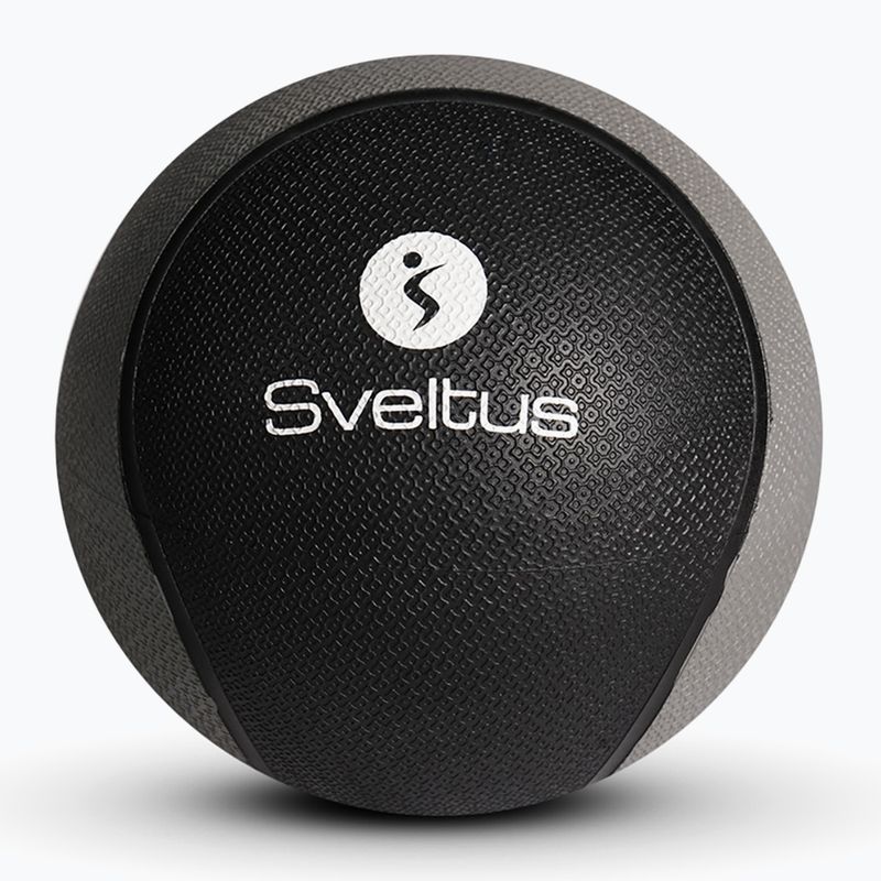 Medicininis kamuolys Sveltus Medicine Ball Rubber 1 kg grey/ black