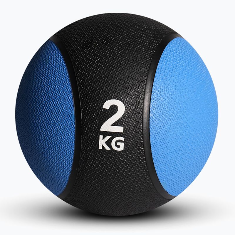 Medicininis kamuolys Sveltus Medicine Ball Rubber 2 kg blue/ black 2