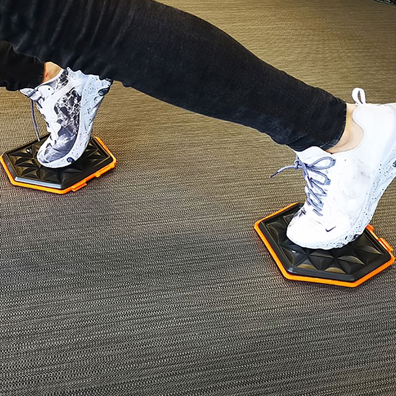 Slydimo diskai pratimams Sveltus Functional Slider Premium 2 vnt. black/orange 2