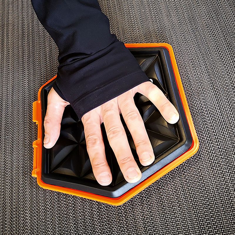 Slydimo diskai pratimams Sveltus Functional Slider Premium 2 vnt. black/orange 3