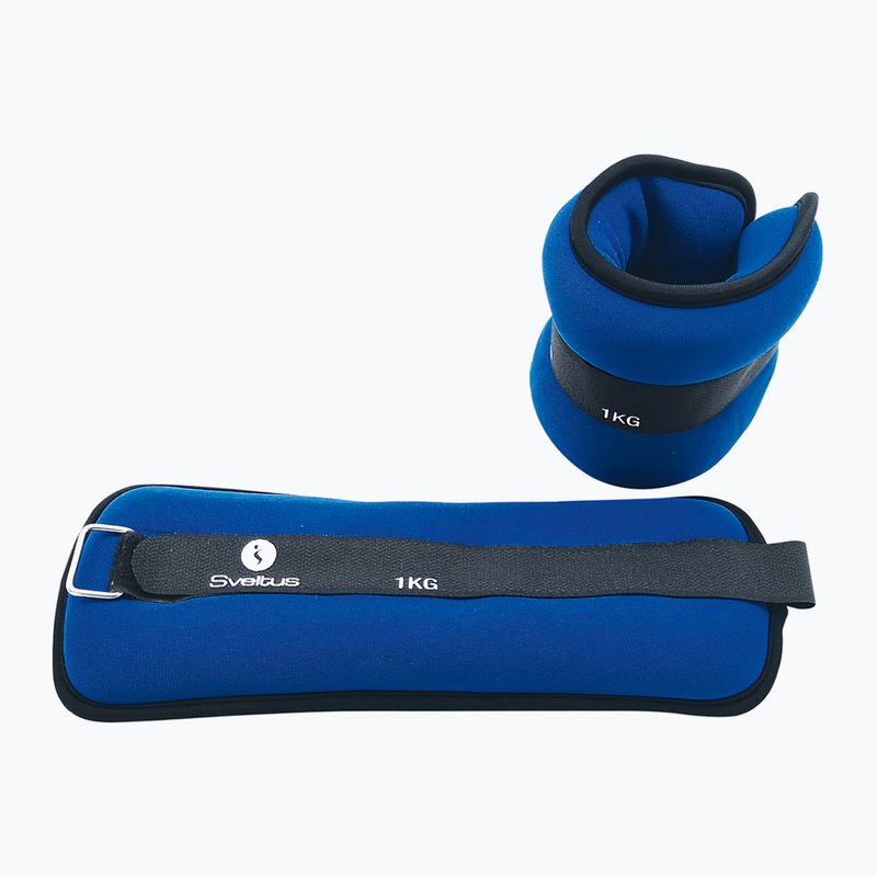 Kulkšnies svarmenys Sveltus Neoprene Weighted Cuff 2 x 1 kg black 2