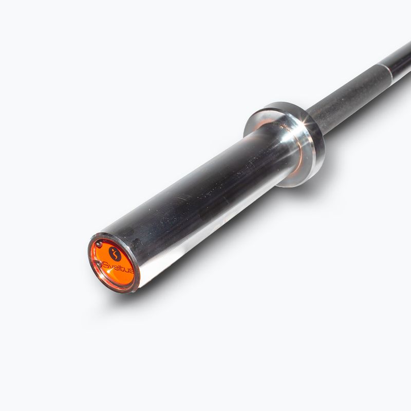 Tiesioji olimpinė štanga Sveltus Training Bar + 2 spaustukai chrome 2