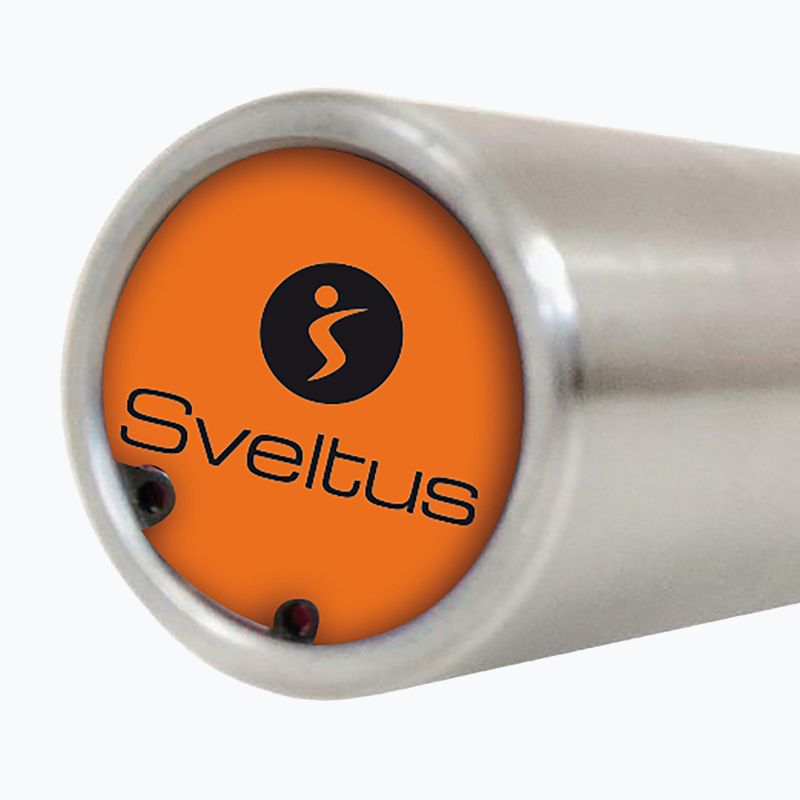 Grifas tiesus Sveltus Training Bar + 2 Spring Collars 175 cm chrome 6